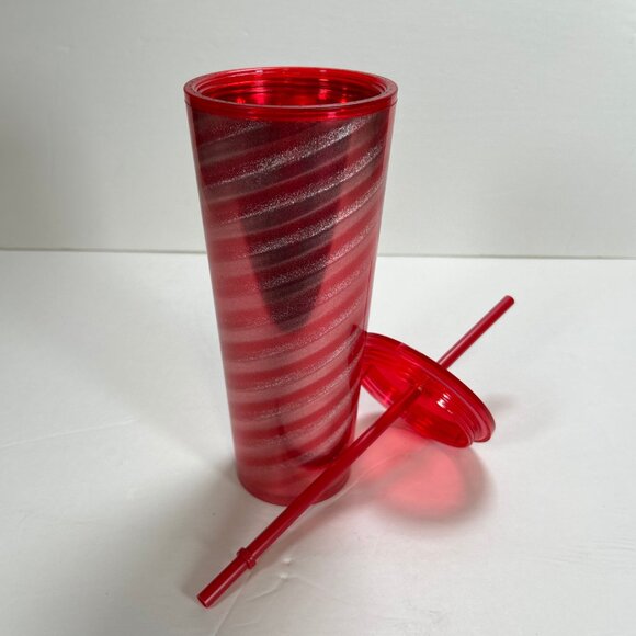 Starbucks Tumbler Holiday Peppermint Metallic Swirl Venti - Picture 5 of 7